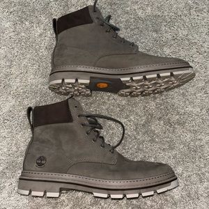 Grey Timberland Boots